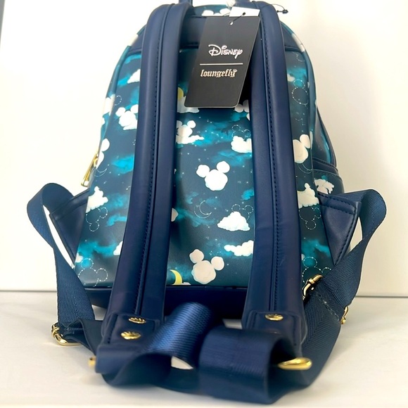 Disney Loungefly Cloud and Moon Backpack NWT - Picture 10 of 12